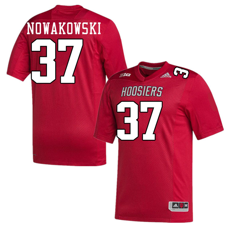 Riley Nowakowski Indiana Jerssey,Indiana University Hooisers Football Jersey,Uniforms-Retro Crimson
